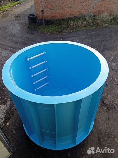 Бассейн, купель, Емкость, узв из полипропилена
