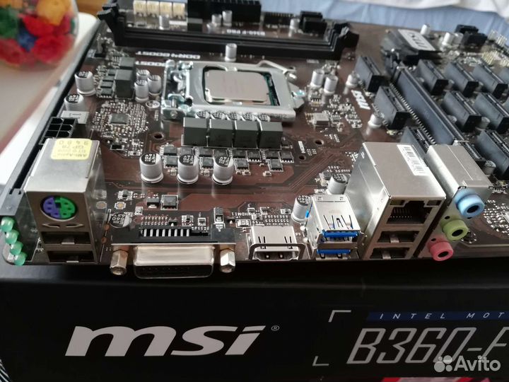 Материнская плата MSI B360-F PRO (В сборке)