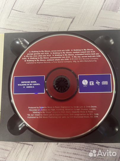 Cd диск single Depeche Mode Walking in My Shoes