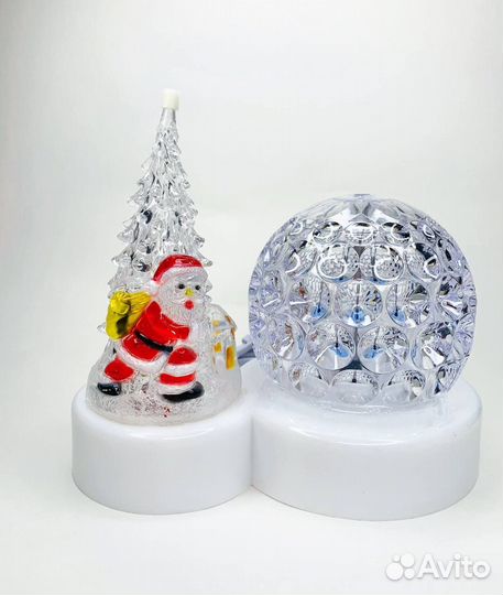 Световая диско-лампа вращающаяся