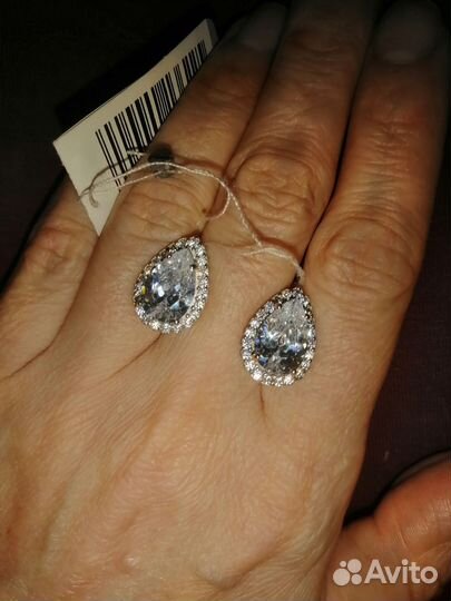 Новые Серебряные серьги