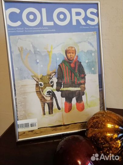 Постер с Новогодним рисунком