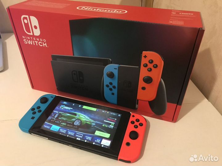 Nintendo switch rev 2, прошита, чип