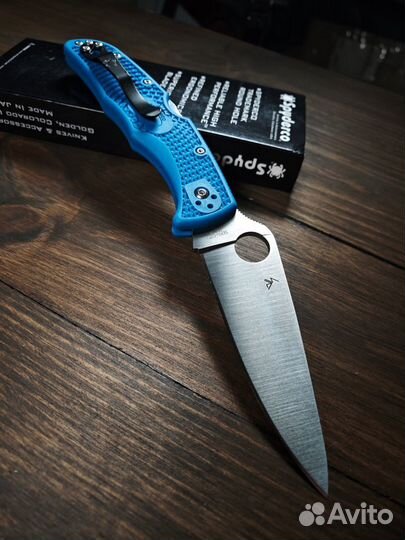 Нож Spyderco Endura 4 сталь VG-10, Blue