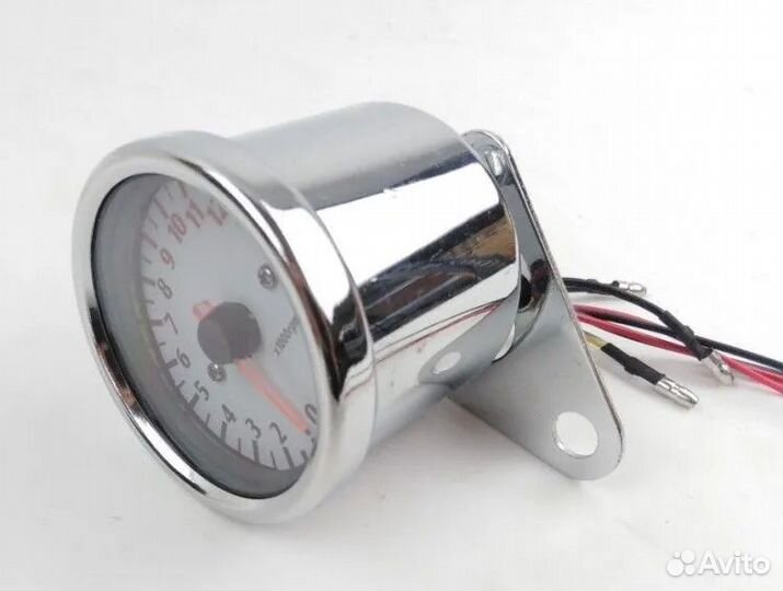 Тахометр электронный для мотоцикла хром