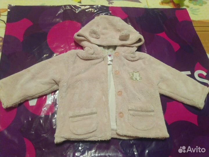 Кофта теплая на малышку