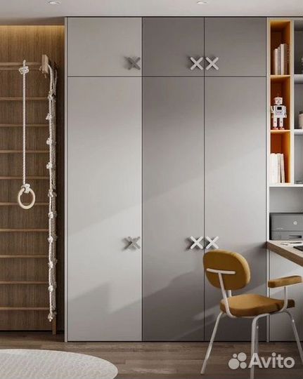 Шкаф в детскую комнату на заказ, любой эскиз