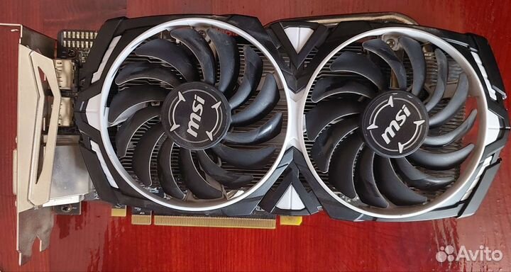 Видеокарта MSI AMD Radeon RX 570 armor OC 8gb