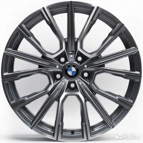 Литые диски R20 8.5/9.5J 5x120.0 Графит 817 Style