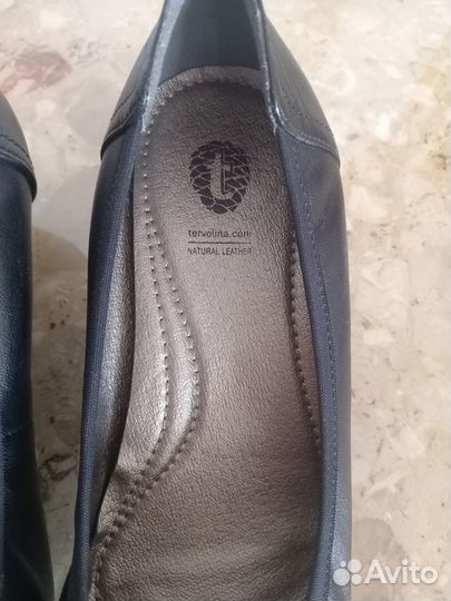 Туфли жен. 37-рр кожаные новые