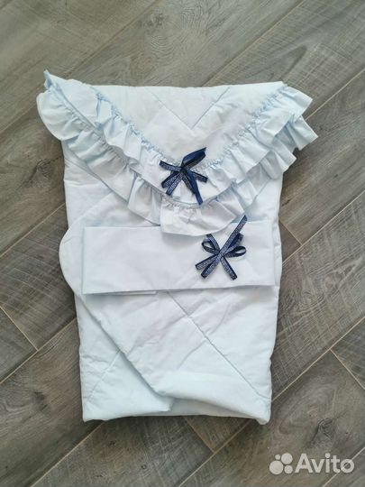 Конверт-одеяло на выписку для мальчика