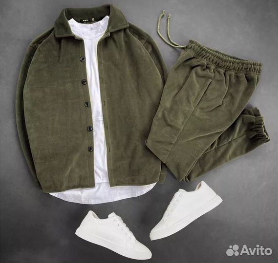 Спортивный костюм утепленный мужской