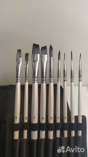 Кисточки художественные кисти для рисования серебр