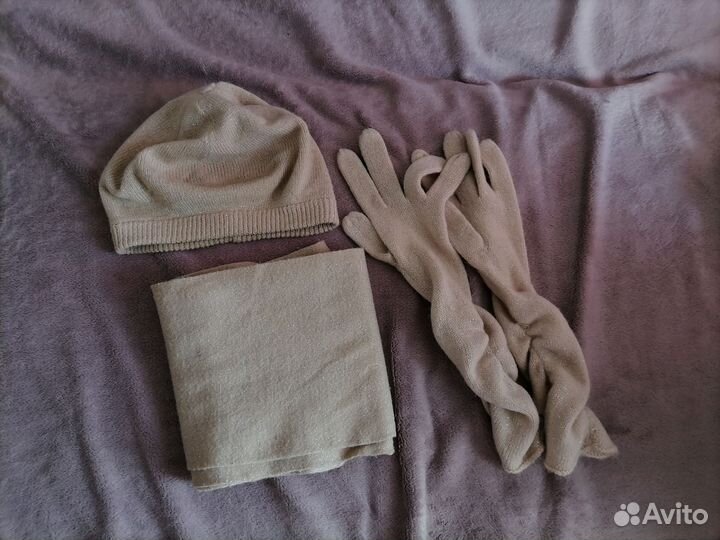 Шапка шарф перчатки