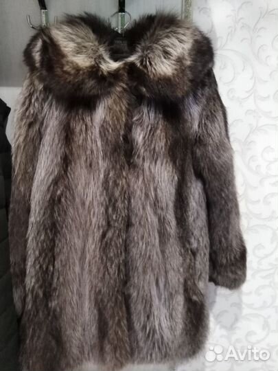 Шуба из енота