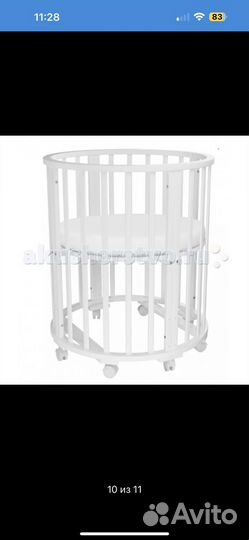 Детская кроватка трансформер 6в1