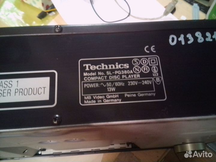 CD проигрыватель Technics SL-PG380A