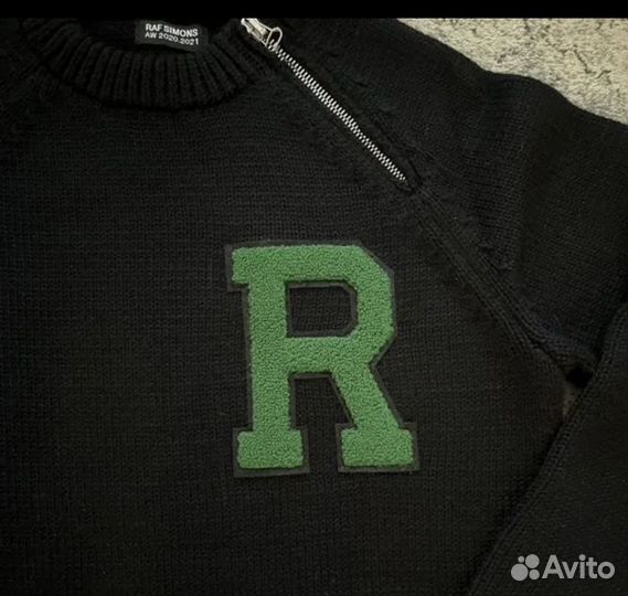 Raf Simons zipper sweater