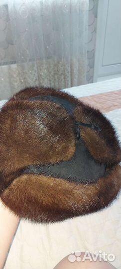 Норковая шапка мужская