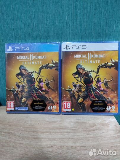 Игра PS 4 и 5 Mortal Kombat 11 Ultimate Диск новый