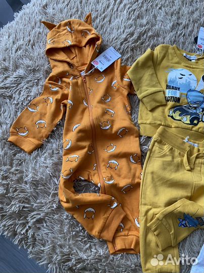 Пакет новых вещей на мальчика 74 рост