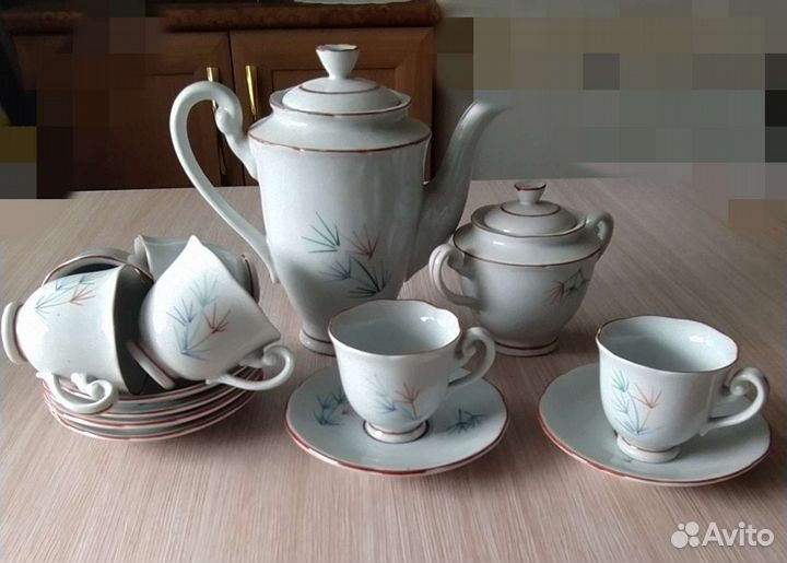 Кофейный сервиз фарфор