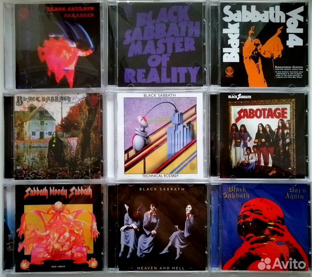 Black Sabbath, CD, сд диски