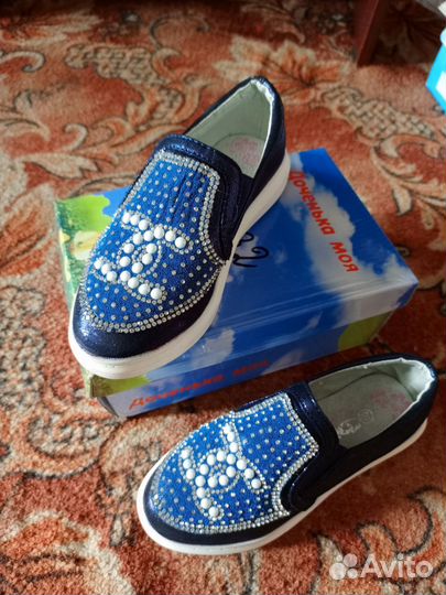 Слипоны для девочки