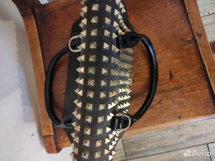 Сумка женская замшевая серая