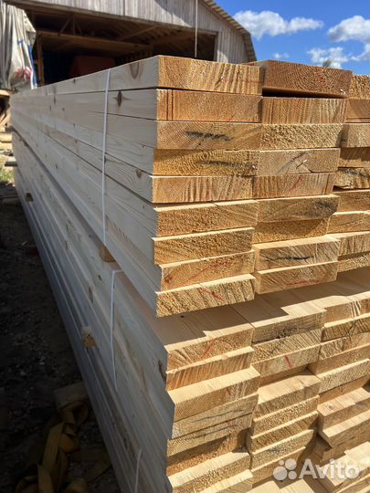 Доска сухая Строганная 45 195 6000