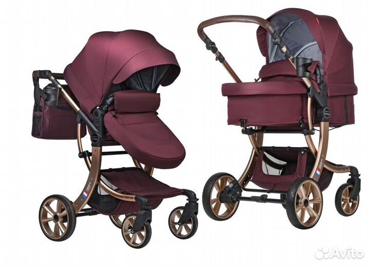 Коляска для новорожденных 2в1