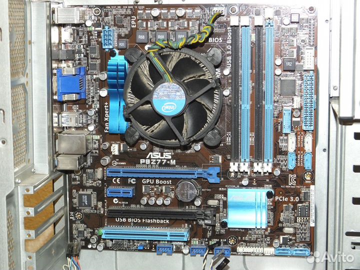 Материнская плата asus p8z77-m 1155
