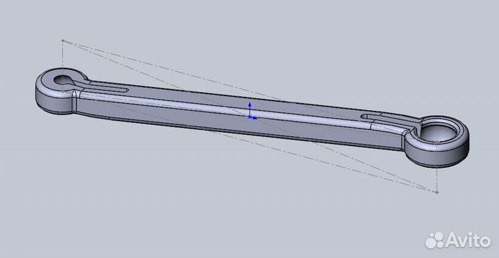 Тяга управления вихревой заслонки Volvo
