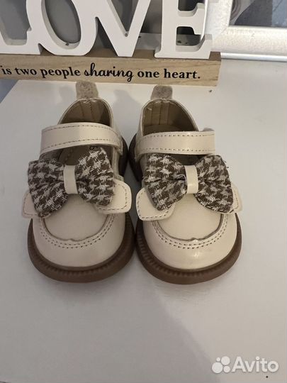 Туфельки для девочки 17 р (12,5)