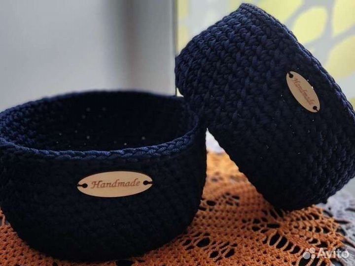 Handmade, корзина из полиэфирного шнура