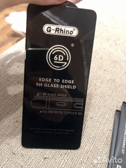 Защитное стекло на Redmi Note 12 / Poco X5 5G