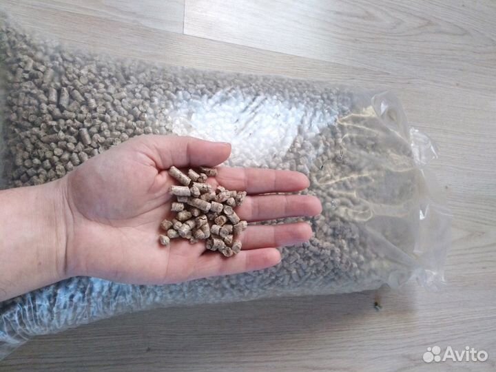 Кошачий наполнитель древесный 10.5кг мешок