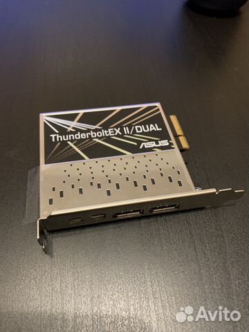 Плата расширения thunderbolt ex 2/dual купить в Санкт-Петербурге ...