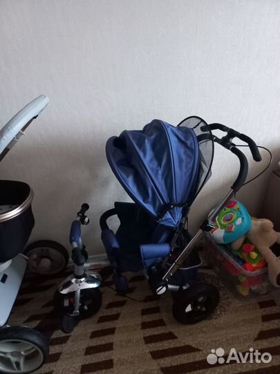 Детский трехколесный велосипед новый