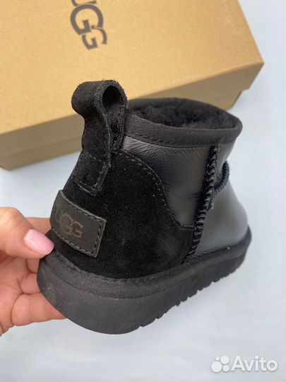 Мужские UGG ультра мини в коже