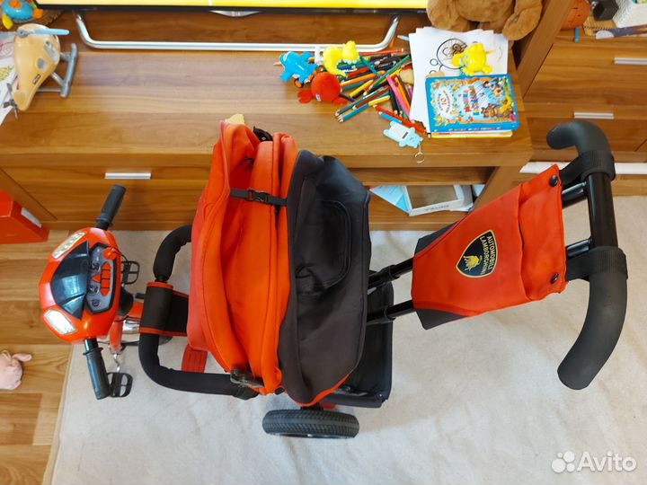 Велосипед Lamborghini с родительской ручкой