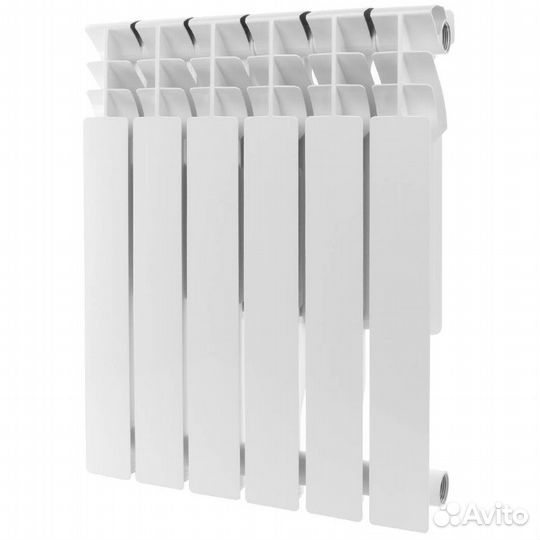 Радиатор алюминиевый Rommer Plus 500 6 секций