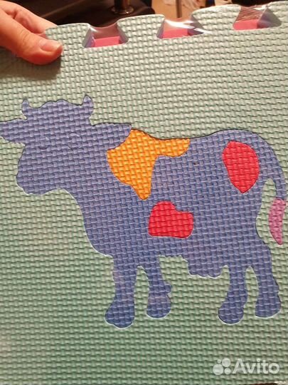 Новый Пазл напольный коврик развивающий