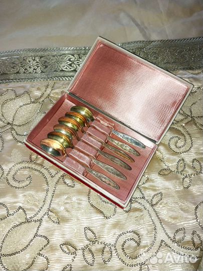 Ложки чайные винтаж мнц мельхиор СССР