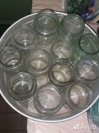 Банки стеклянные и металл. Ложки деревянные,сито