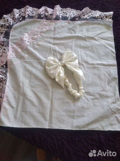 Пелёнка и бант на выписку