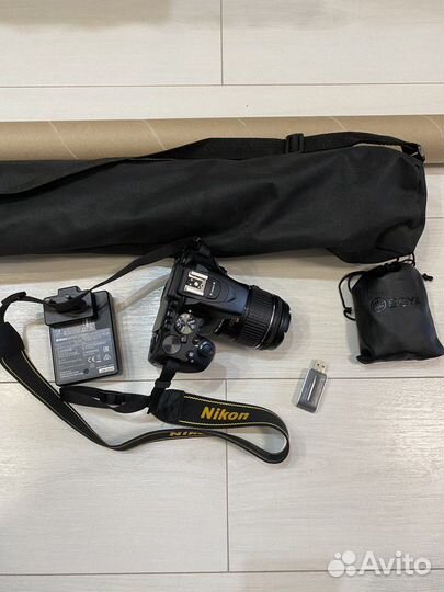 Зеркальный фотоаппарат nikon d5600 kit 18-55vr
