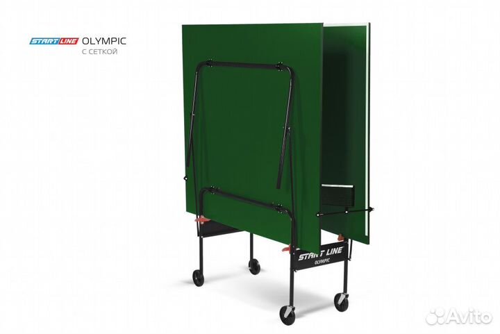 Теннисный стол для дома зеленый новый, в наличии