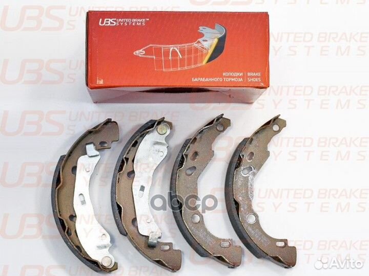 Колодки тормозные B1205001 UBS