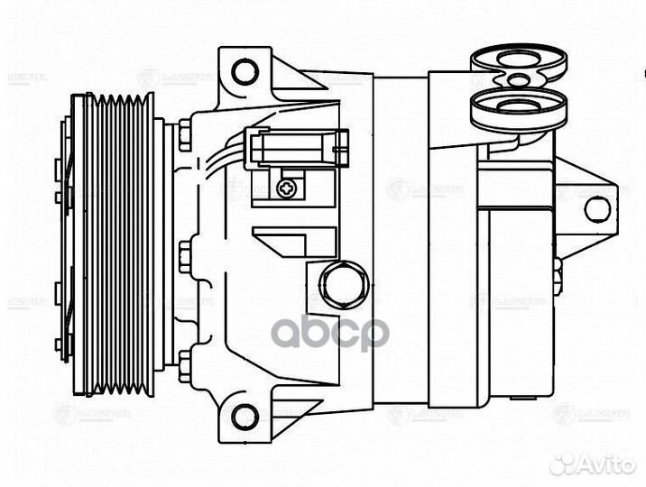 Компрессор кондиц. lcac 0123 luzar
